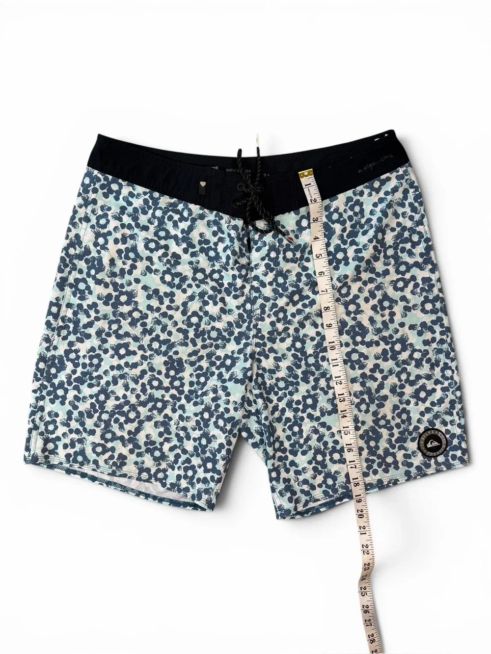 Quiksilver Highline Floral Board Shorts Men’s Size 34 Blue Surf Swim Trunks